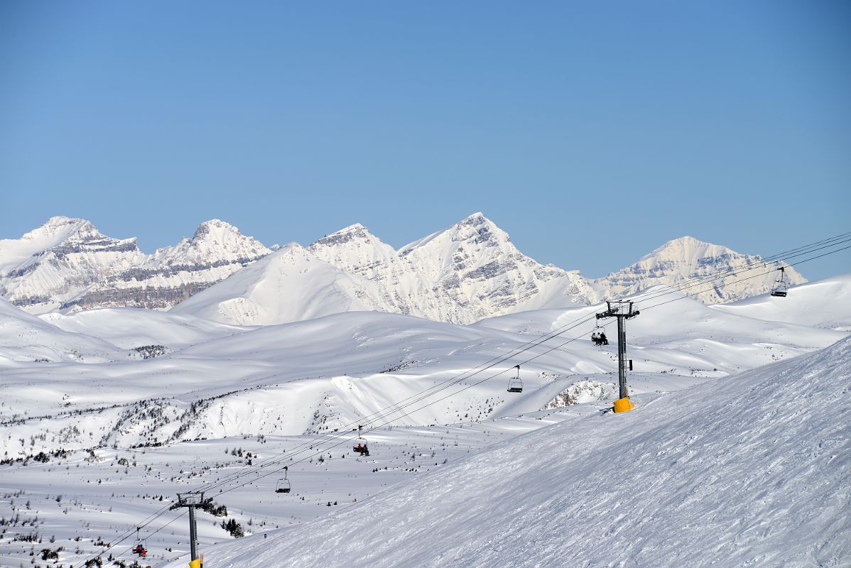 09S Storm Mountain, Mount Temple From Lookout Mountain At Banff Sunshine Ski Area